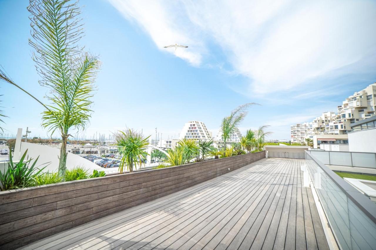 LUXURY MIND - VUE MER - CENTRE VILLE - PARKING - ROOFTOP - NEUF - CoHôteConciergerie La Grande Motte Exterior foto